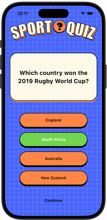 DailyQuizApp Screenshot 1